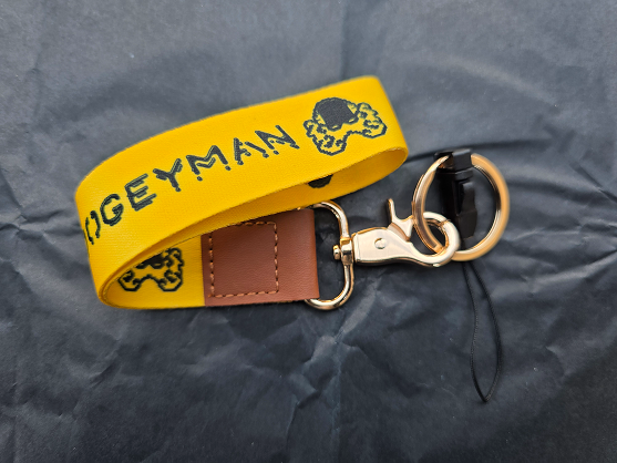 Boogeyman Yellow Lanyard